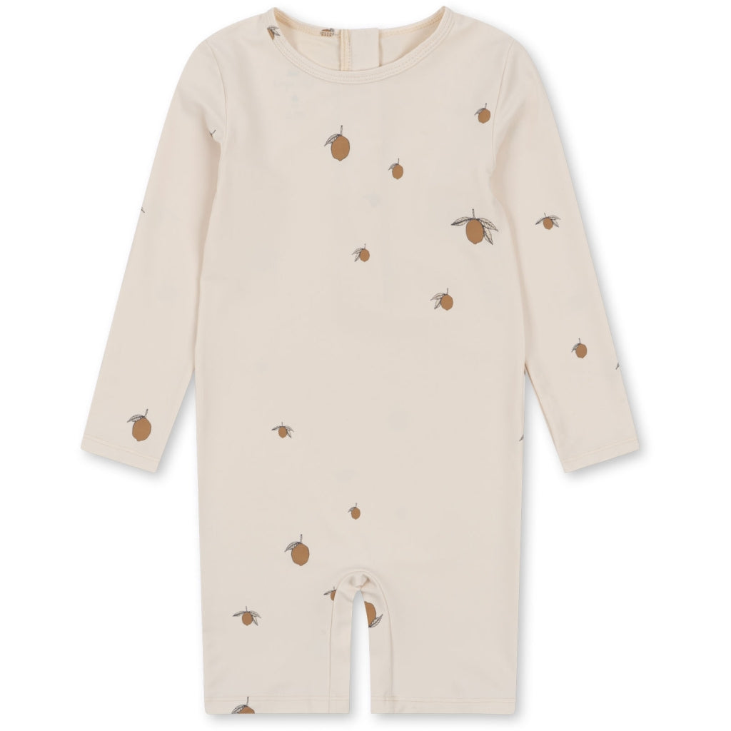 Konges Sløjd Aster UV onesie, Lemon