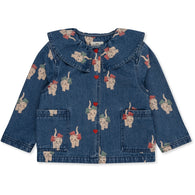 Konges Sløjd Magot Denim shirt - Kitty bow