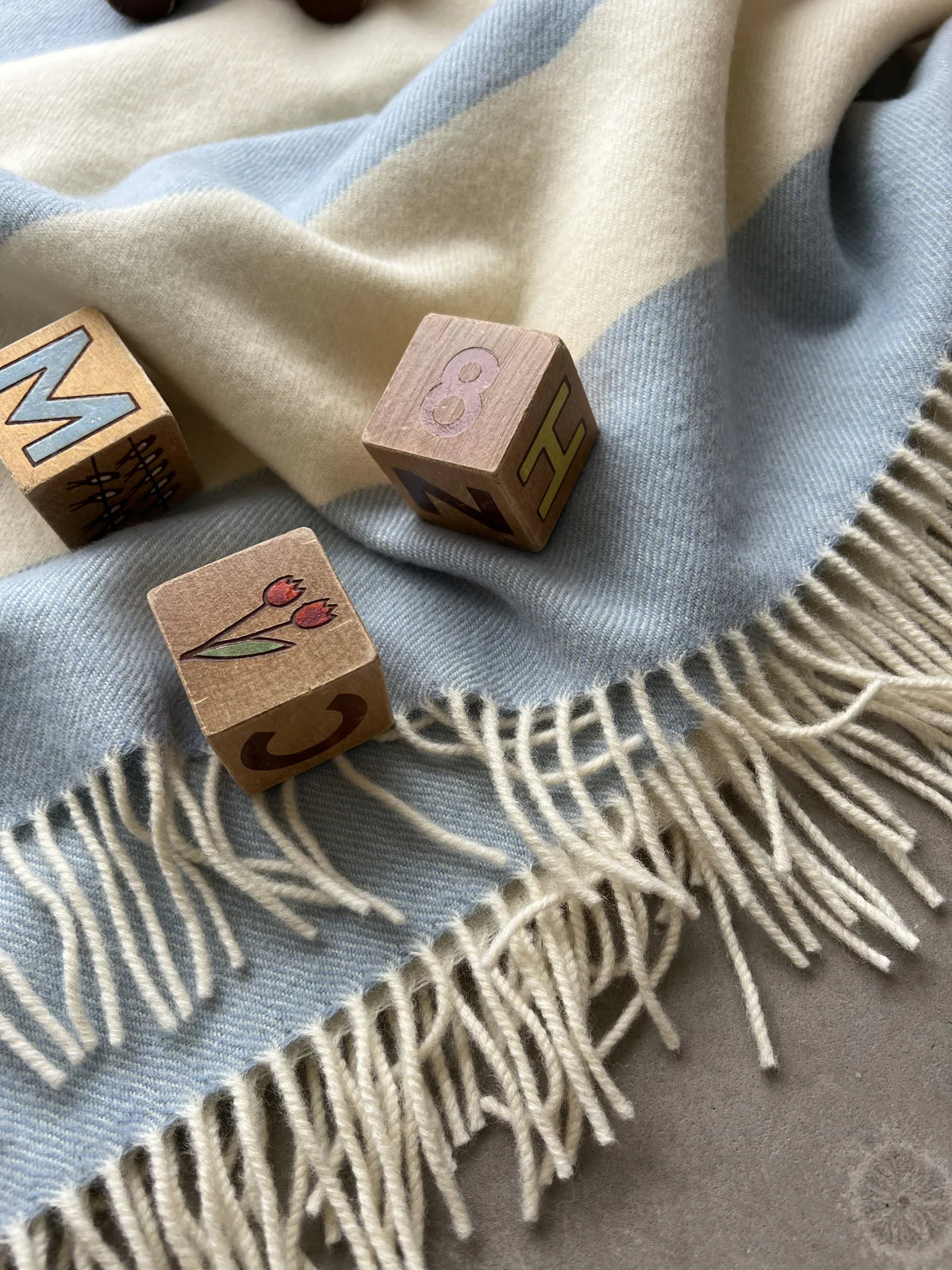 Silkeborg Uldspinderi The Sweater Baby 70x140 cm - Blue