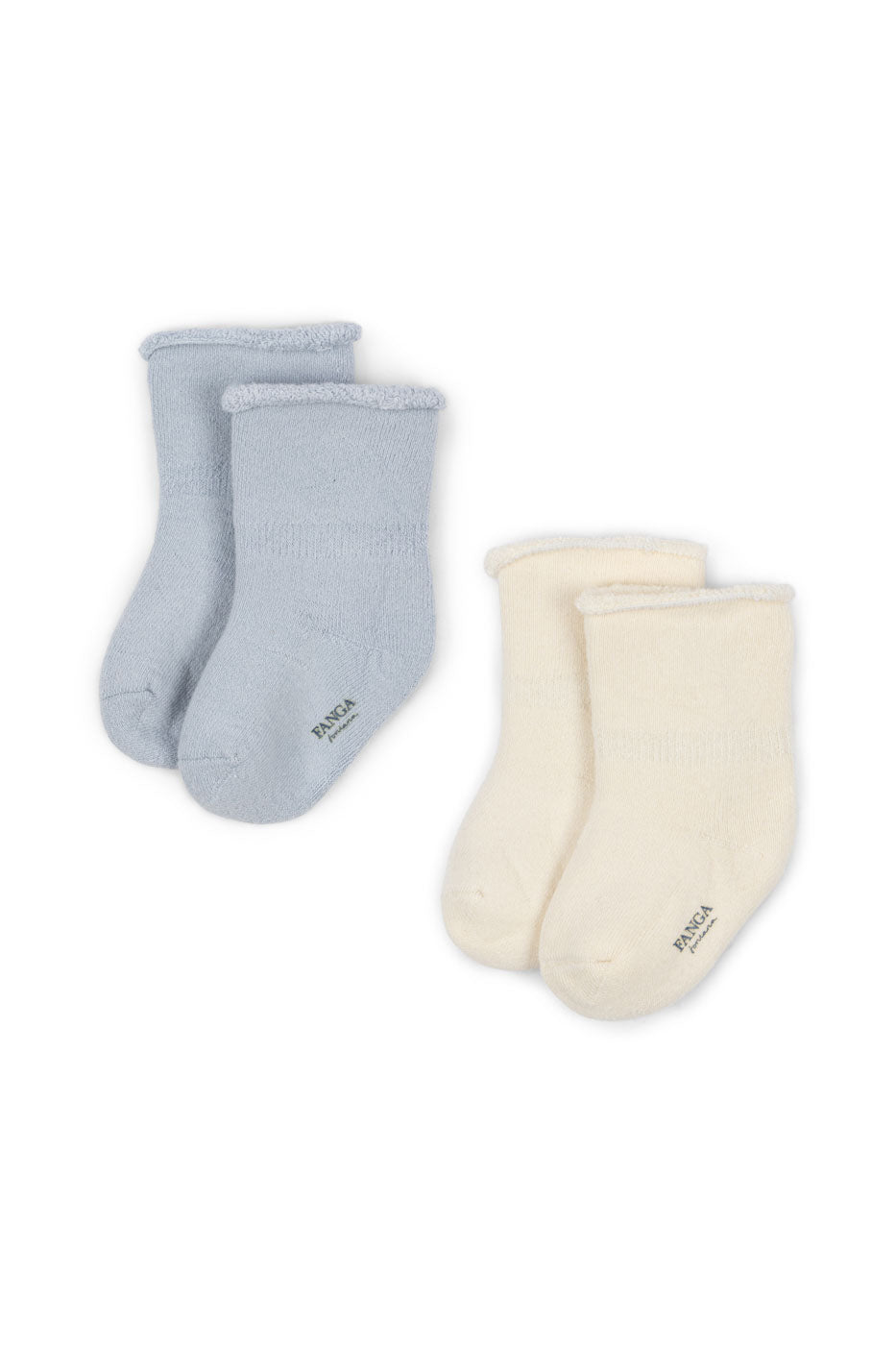 Fanga Fontana Vicino 2-pak Terry Socks - Gray Dawn