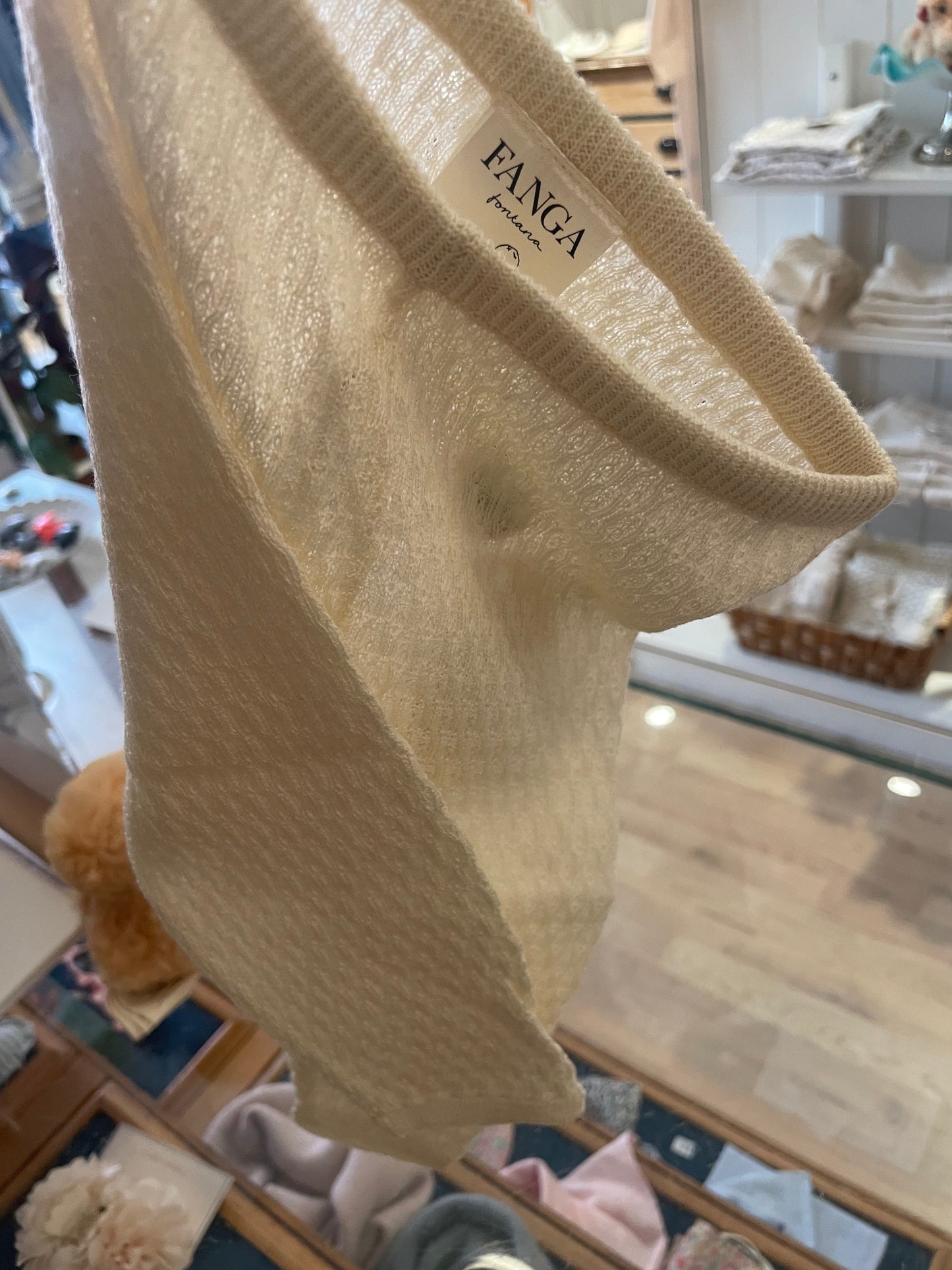 Fanga Fontana Venti Pointelle Pants - Antique White