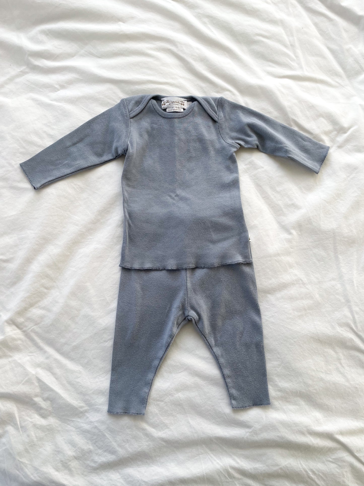 Bonpoint bluse & bukser str. 0-3 mdr