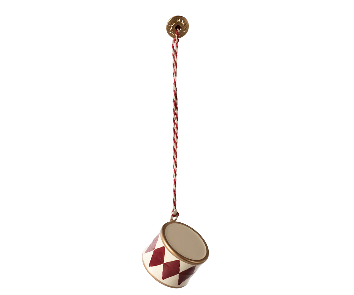 Maileg Metalophæng - Tromme - Rød
