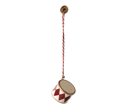 Maileg Metalophæng - Tromme - Rød