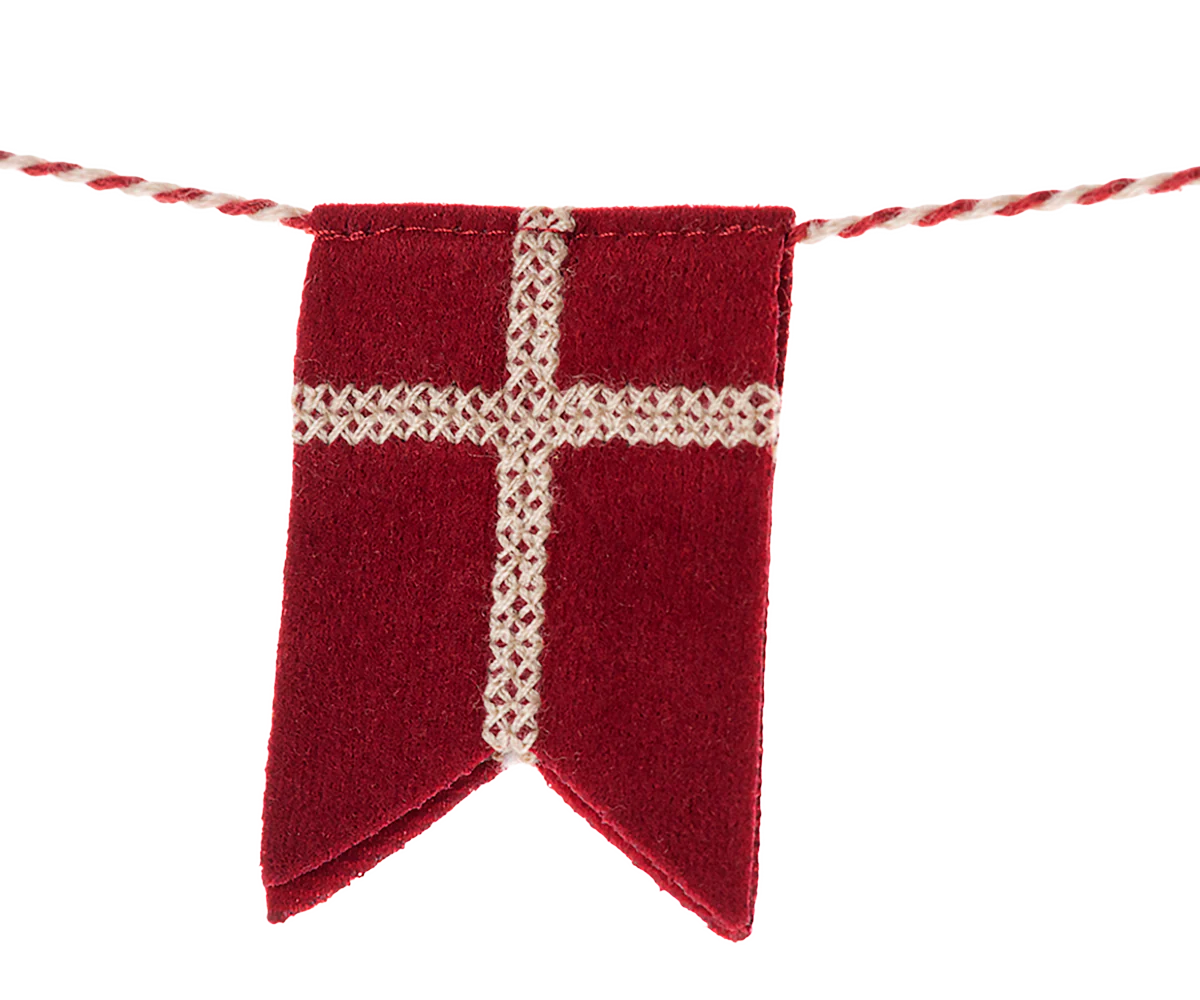 Maileg Dannebrog Flagguirlande 170 cm