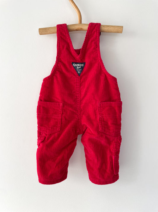 Osh Kosh baby overalls i fløjl str. 3 mdr