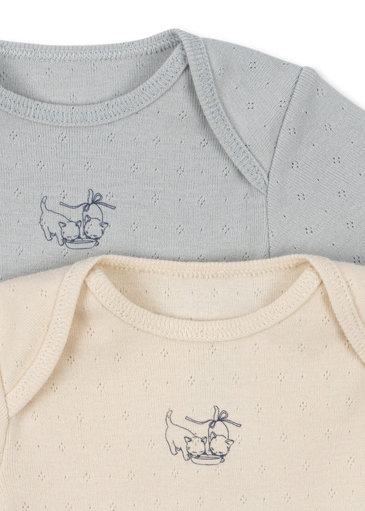 Fanga Fontana 2-pak SS Perla Body - Buttercream/Pearl Blue