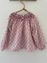 Zara bluse med broderi str. 2 år