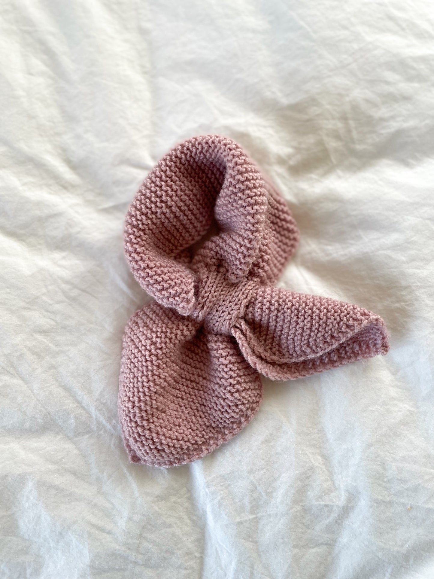 Håndstrikket fisk - babytørklæde