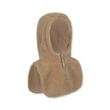 Konges Sløjd Grizz neckwarmer med hætte, Oxford Tan