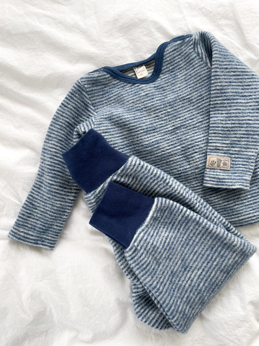 Lilano bluse & bukser i børstet uld str. 2 år