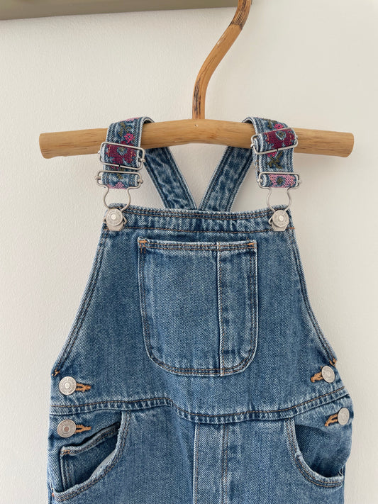 Zara denim overalls
