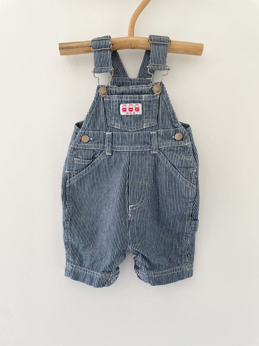 Friends stribede baby overalls