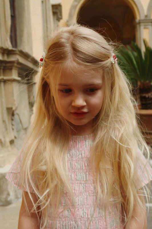 Konges Sløjd 2-pak Blomster hårspænder - Multi