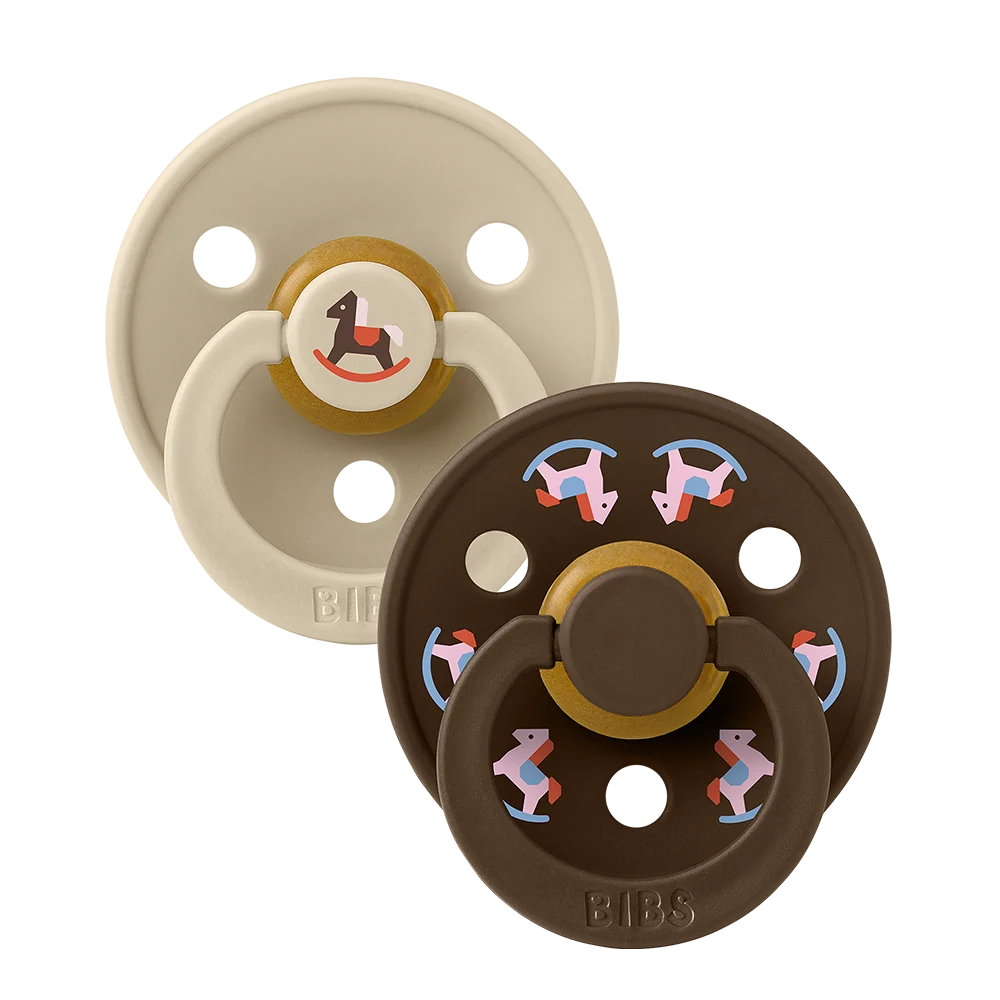 Colour Holiday Horse-sutter 2-pak - Vanilla/Mocha