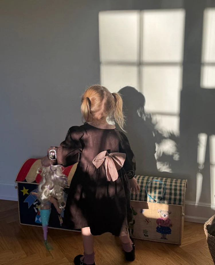 LUNA MINI KJOLE - FUDGE