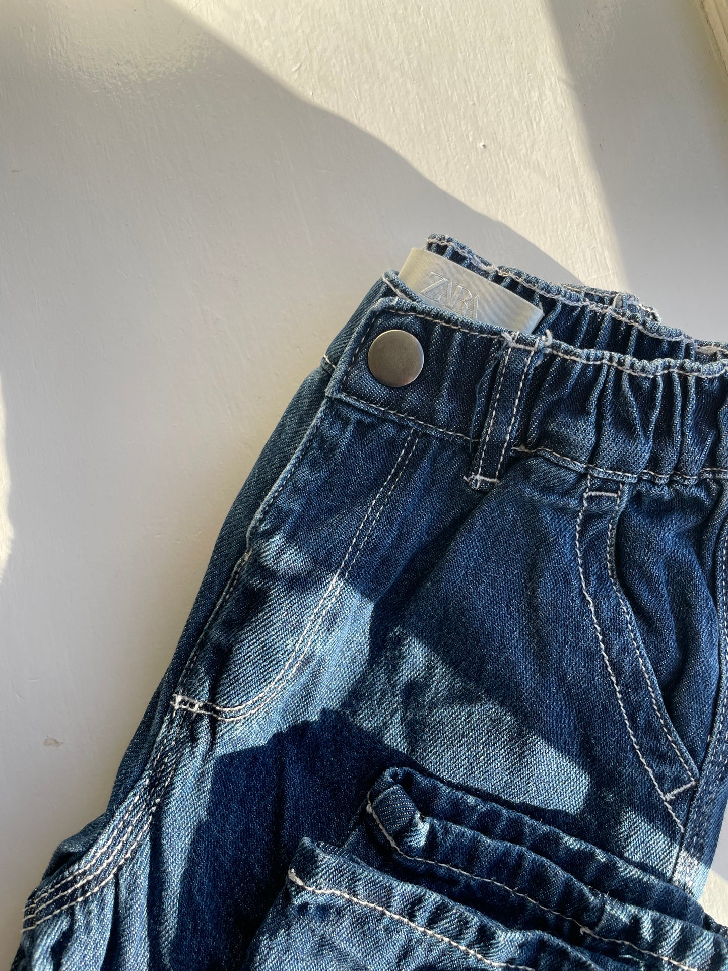 Zara mørkeblå jeans str. 6 år