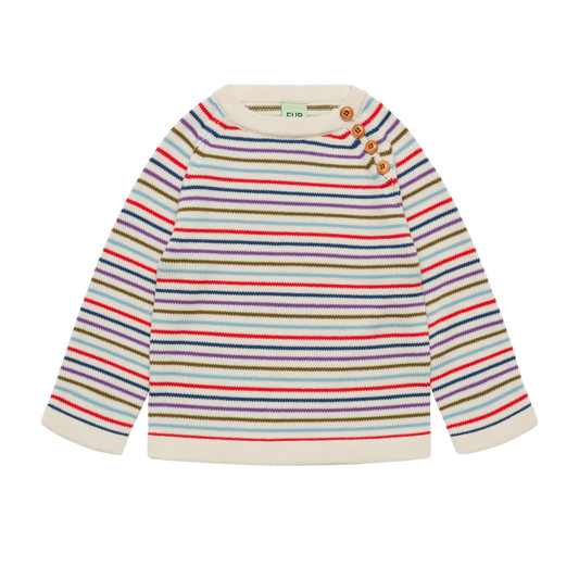 SWEATER MERINO - ANNIVERSARY STRIPE