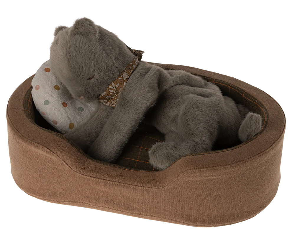 Maileg Cozy Basket - kurv til plysdyr - Brown