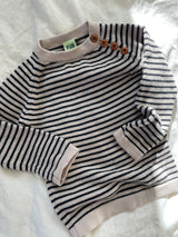 FUB stribet sweater, uld str. 3-4 år