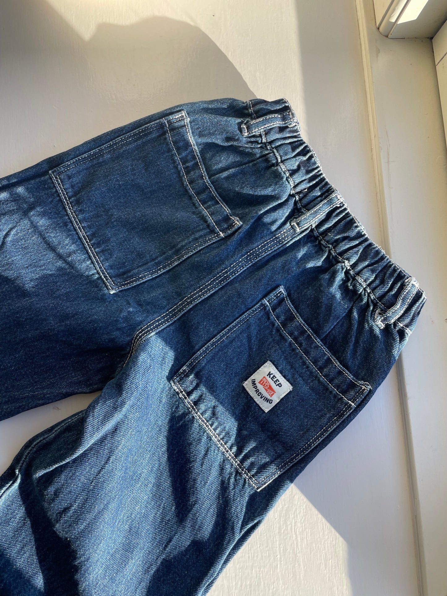 Zara mørkeblå jeans str. 6 år