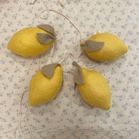 Filtkuglen Citron guirlande