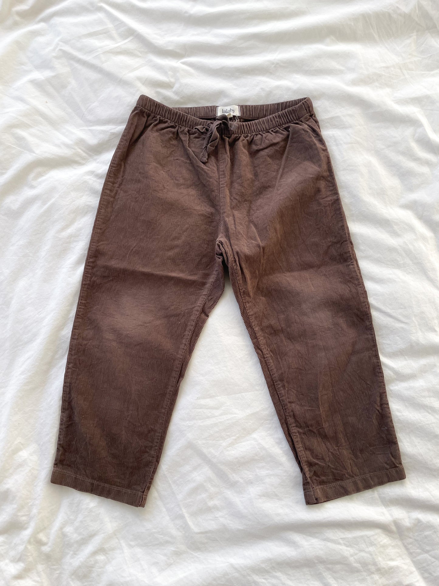 Lalaby Charlie fløjlsbukser - Brown str. 5 år