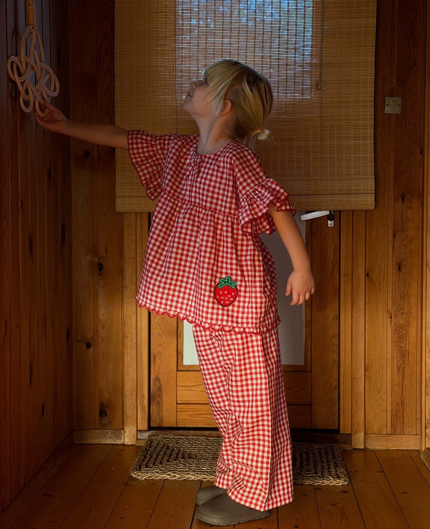 Sissel Edelbo Saxo MINI pants - Red Checks