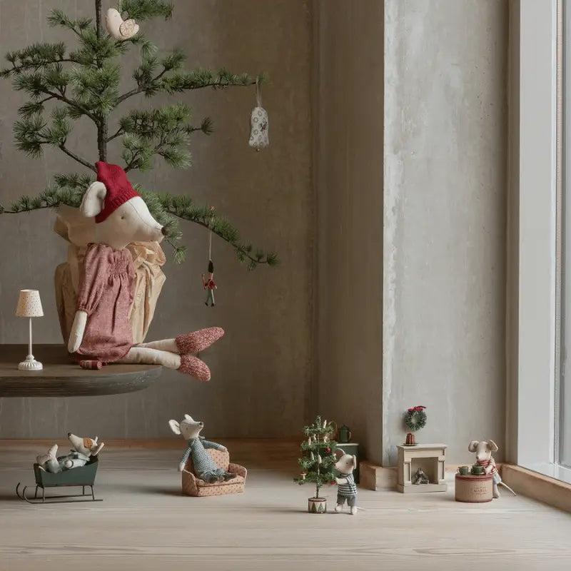 Maileg Juletræ med lys til mus
