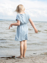 Serendipity Beach Dress Stripe - Azur/Ecru