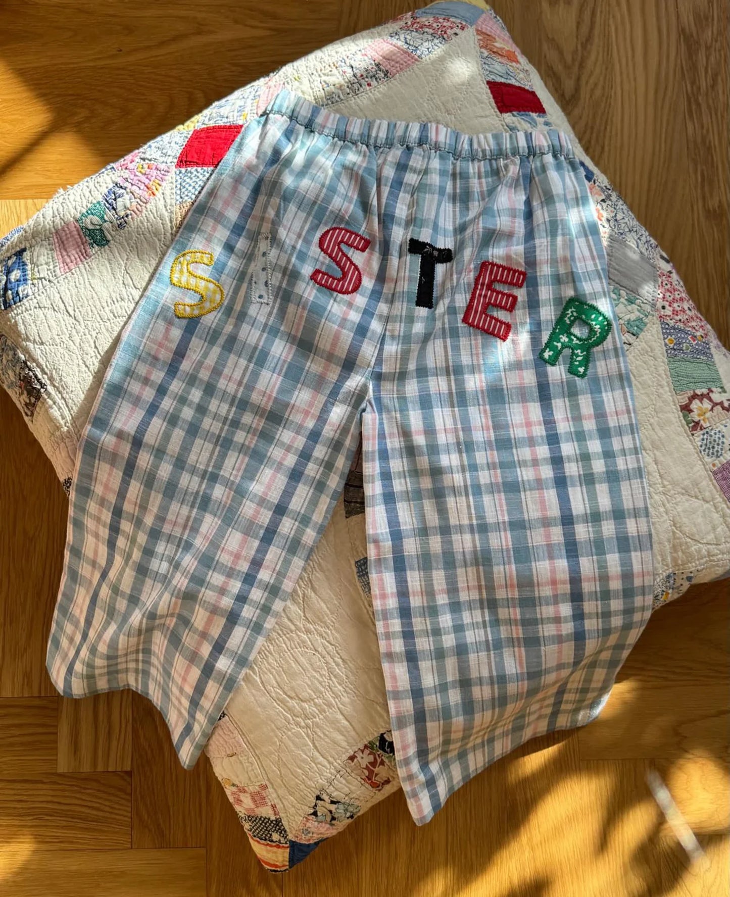 Sissel Edelbo Saxo MINI pants - Pastel Checks