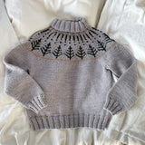 NY Håndstrikket sweater - Merino str. 2-3 år