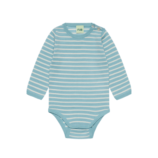 BABY BODY MERINO - LIGHT TEAL/ECRU