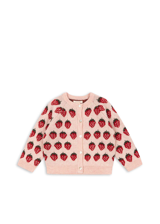 Konges Sløjd Belou Cardigan - Strawberry