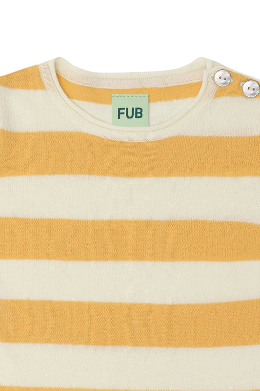 FUB Kortærmet bodystocking - Butter