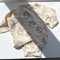 Konges Sløjd newborn sæt, Christmas Vintage str. 3 mdr