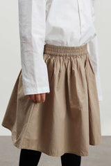 Skall Musling Flora skirt - Roasted brown