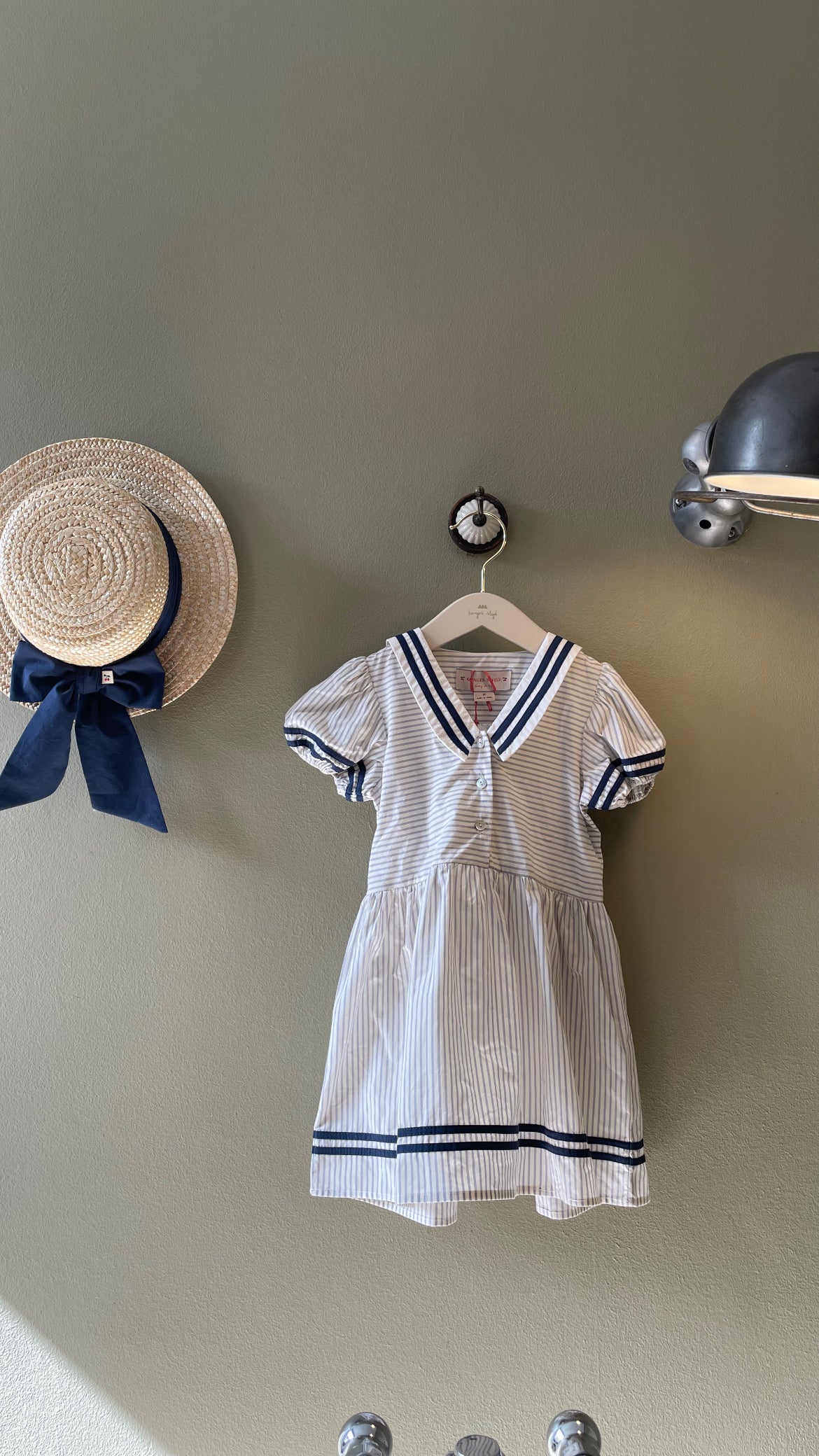 Konges Sløjd Allie Sailor kjole - Bleu stripe