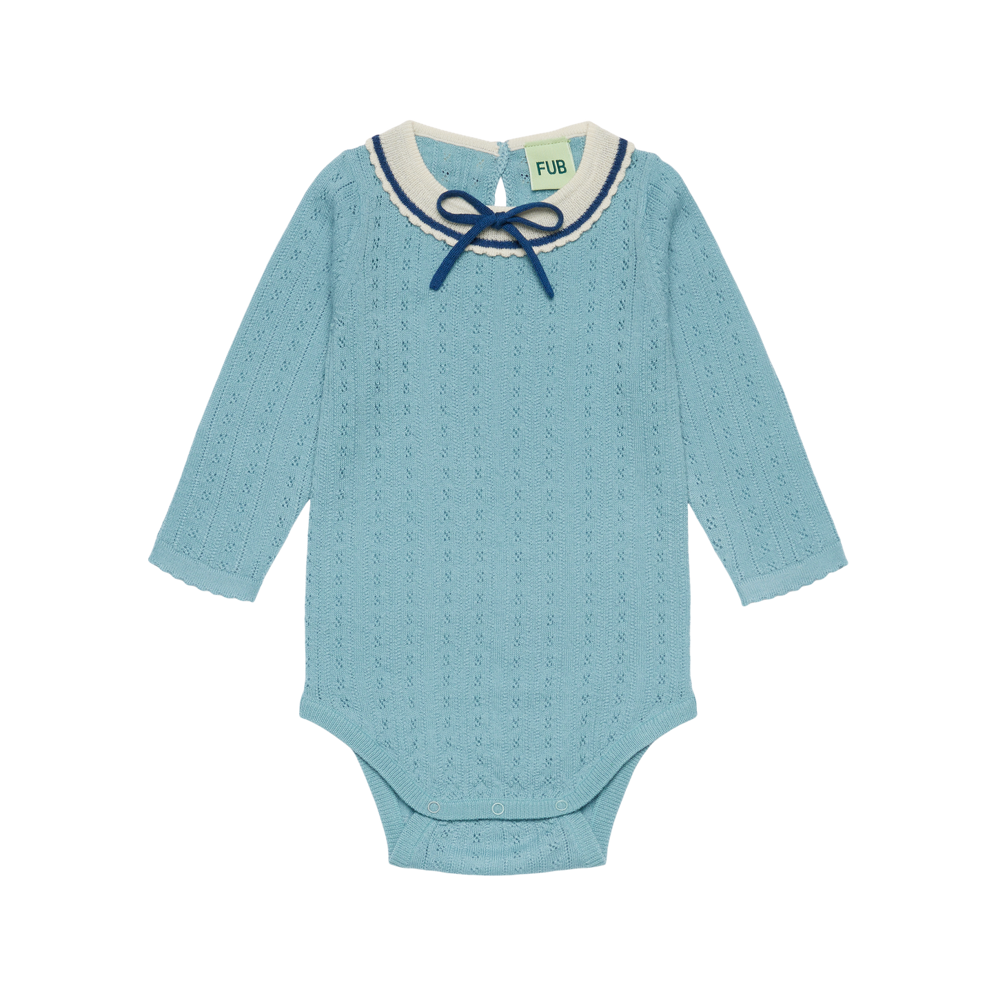 BABY BOW BODY - LIGHT TEAL