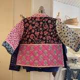 Sissel Edelbo Adriane MINI Quilted Cotton Jacket - Pink flower