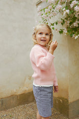 Copenhagen Colors Knitted Classic Rib Blouse - Ballerina