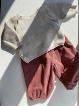 Selana strikbluse i bomuld str. 56