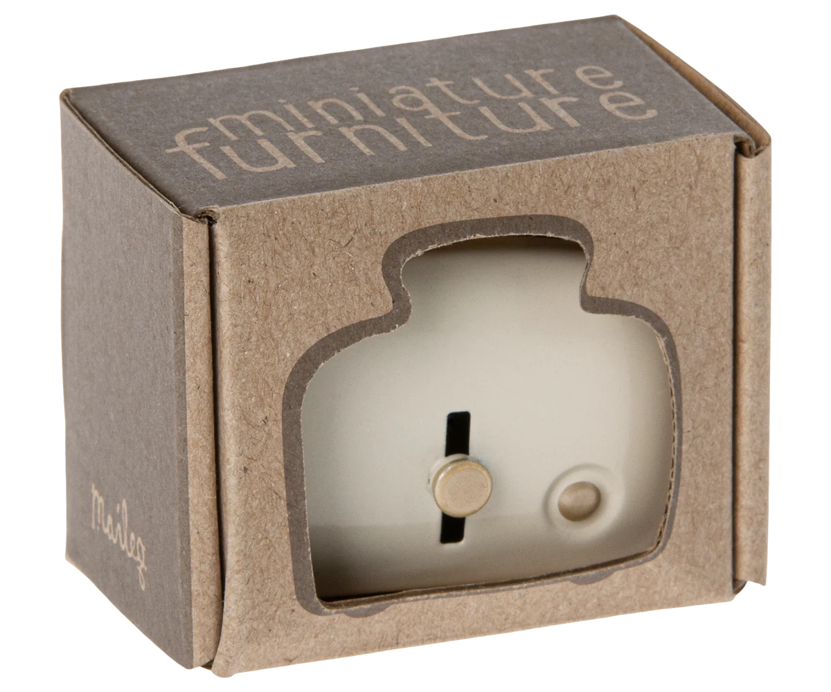 TOASTER MED BRØD MINIATURE - HVID