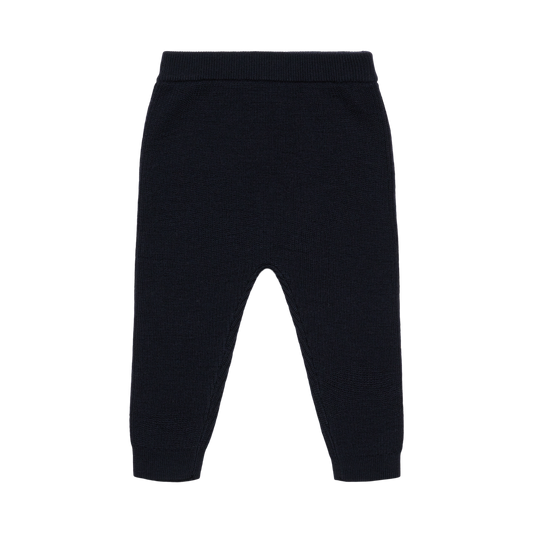 BABY RIB BUKSER MERINO - DARK NAVY