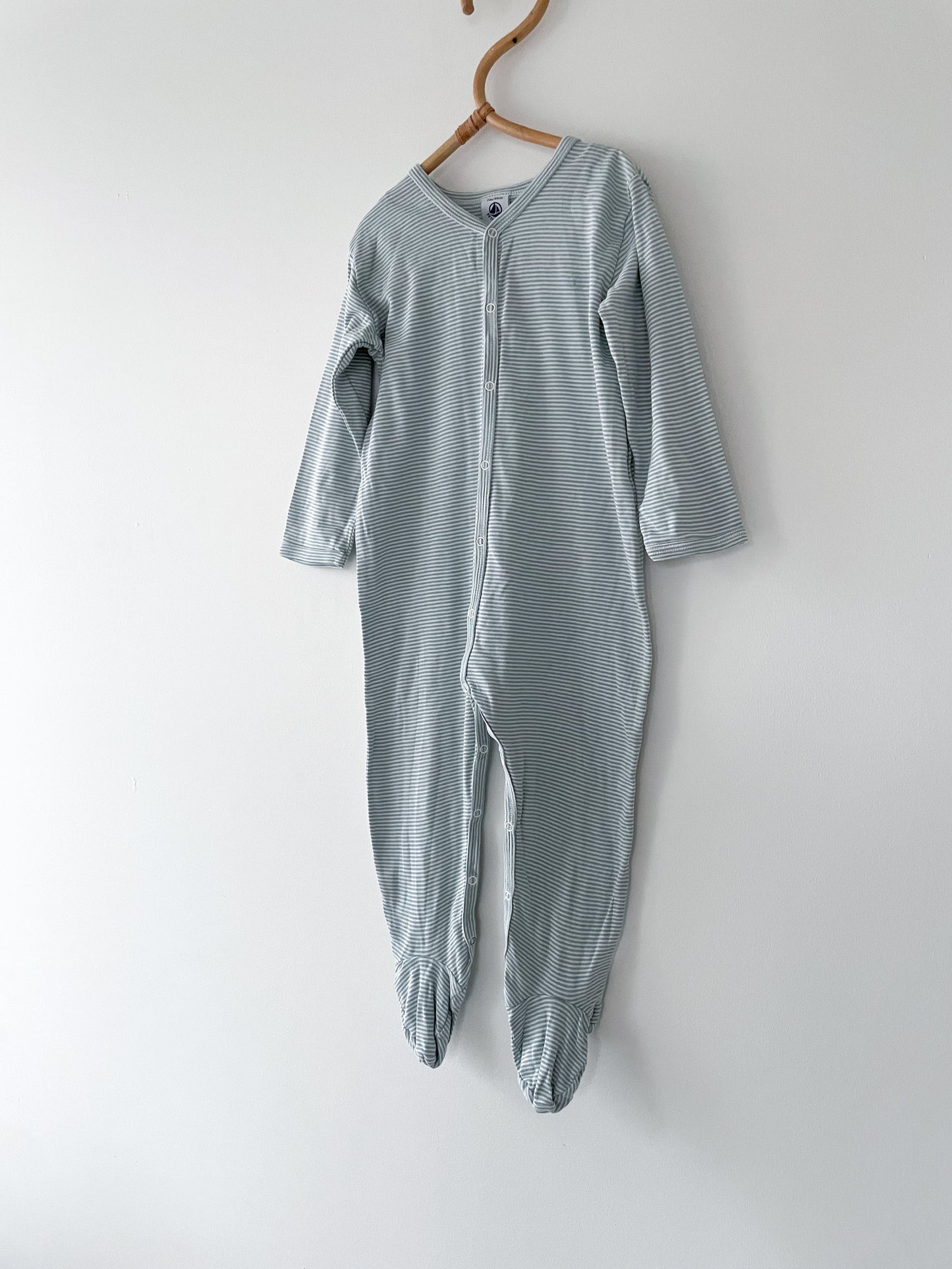 Petit Bateau stribet natdragt str. 18 mdr