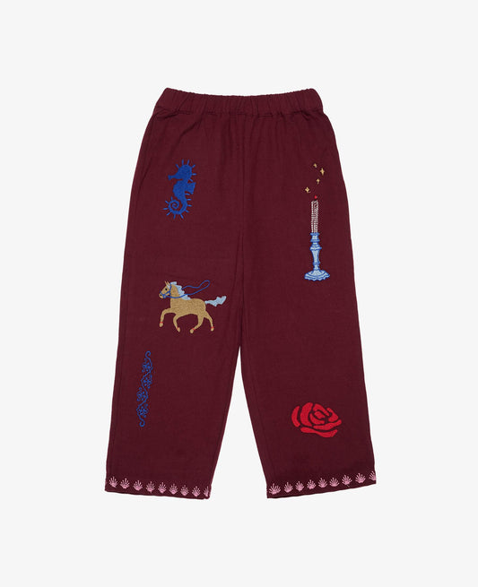 Sissel Edelbo Oda MINI Pants - Burgundy