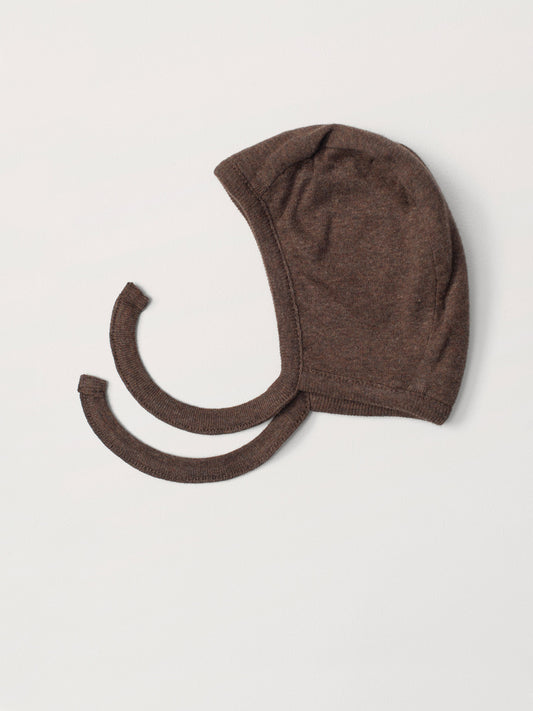 Serendipity Newborn bonnet, Chestnut