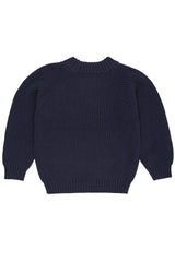 Copenhagen Colors Knitted Classic Rib Blouse - Navy