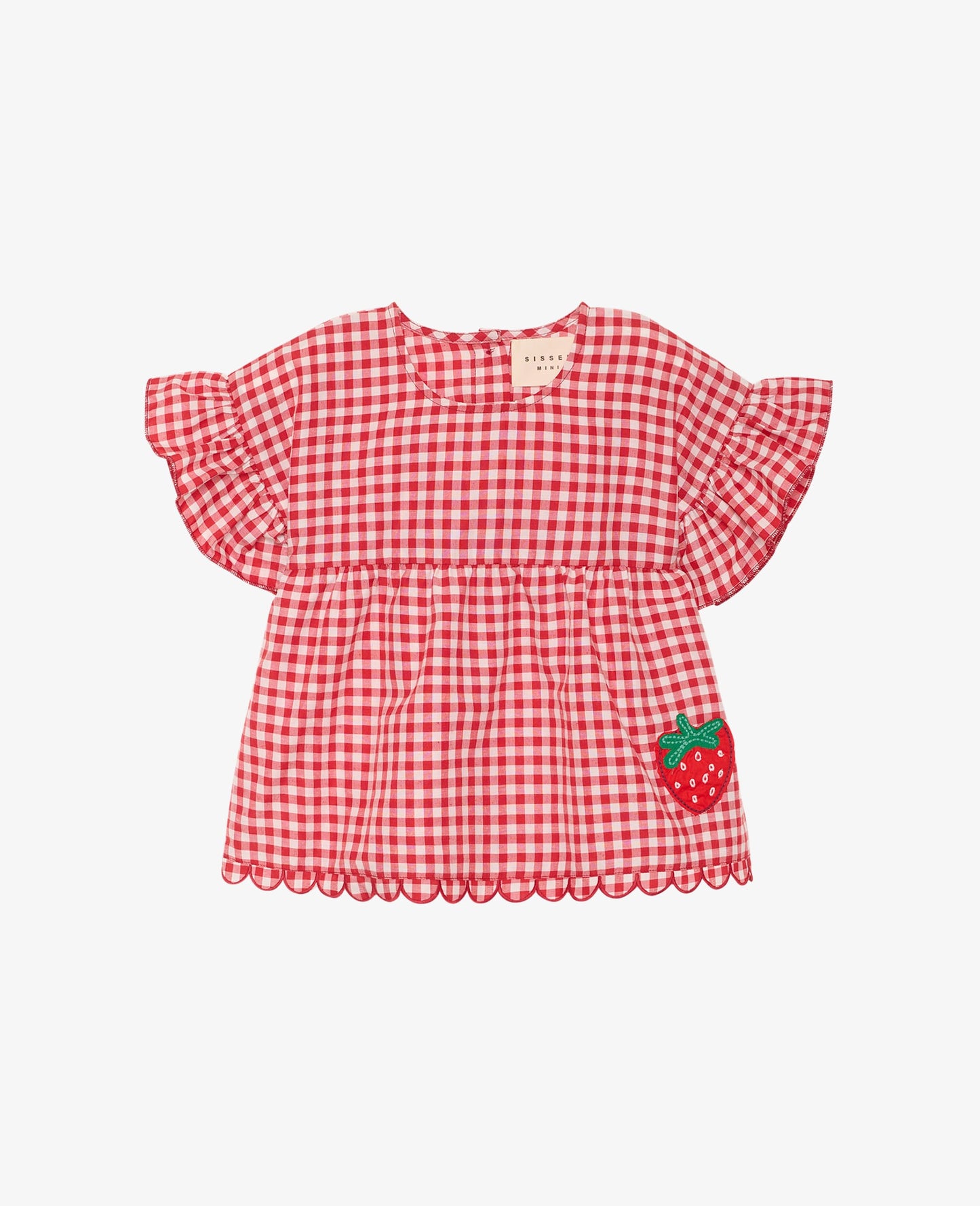 Sissel Edelbo Charlene MINI top - Red Checks