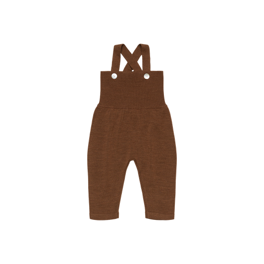 BABY HIGH WAIST OVERALLS - HAZEL MELANGE